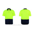 Sicherheits-T-Shirt hohe Sichtbarkeit Polo-Shirt Sicherheit Arbeitskleidung Sicherheit Kleidung hohe Sichtbarkeit Shirts Trockene Passform Polyester-Gewebe